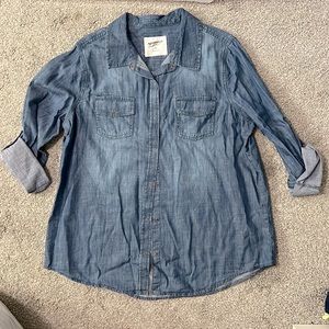 Jean button up